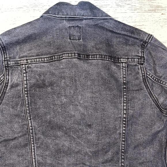 EUC Gap Black Stretch Denim Jacket Size XS - Picture 6 of 6